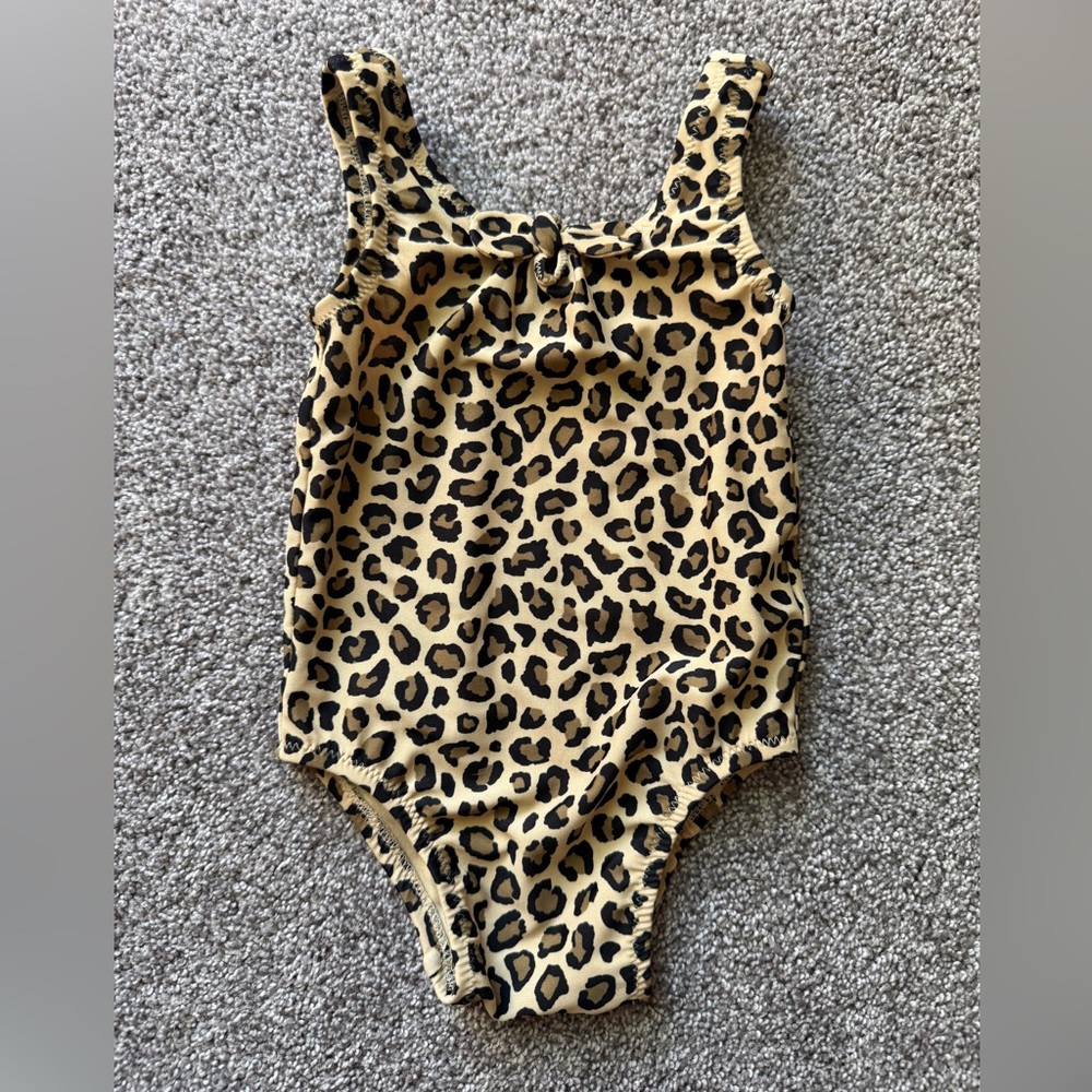 Old Navy Leopard Print One-Piece Swimsuit